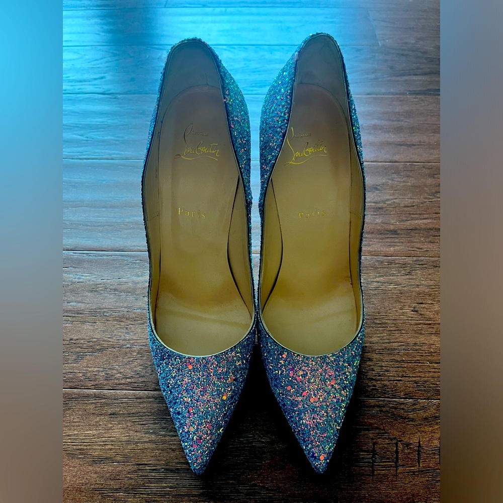 Christian Louboutin So Kate Glitter Dragonfly 120mm